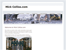 Tablet Screenshot of mickcolliss.com